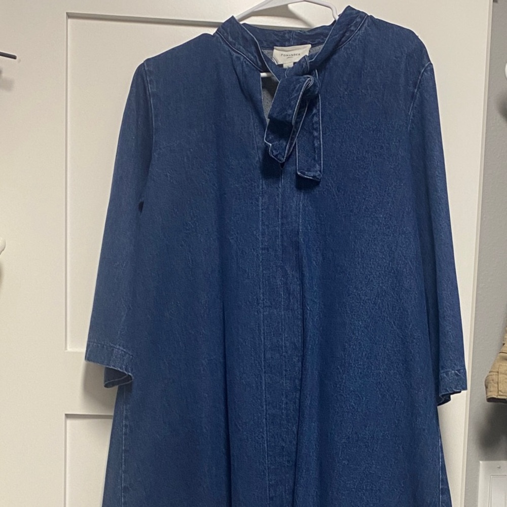 Tuckernuck Pomander Place Denim Marsella Dress Size Small